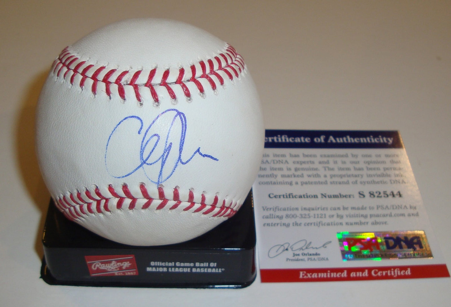 Cliff Lee Signed Official Major League Game Baseball w/PSA DNA Phillies