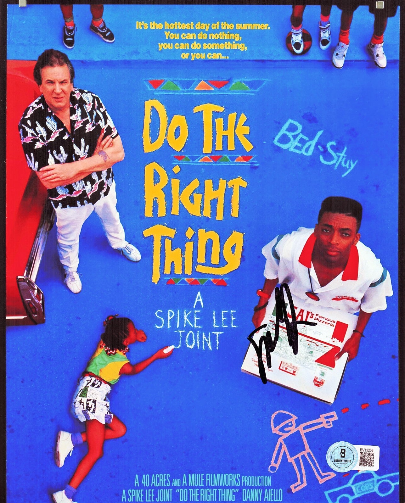 Spike Lee Signed Do The Right Thing Mookie 8x10 Photo w/Beckett BAS BV13258