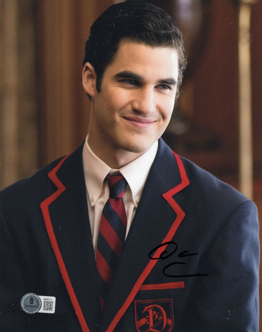 Darren Criss Glee TV Show Blaine Signed 8x10 Photo w/Beckett COA BM87414