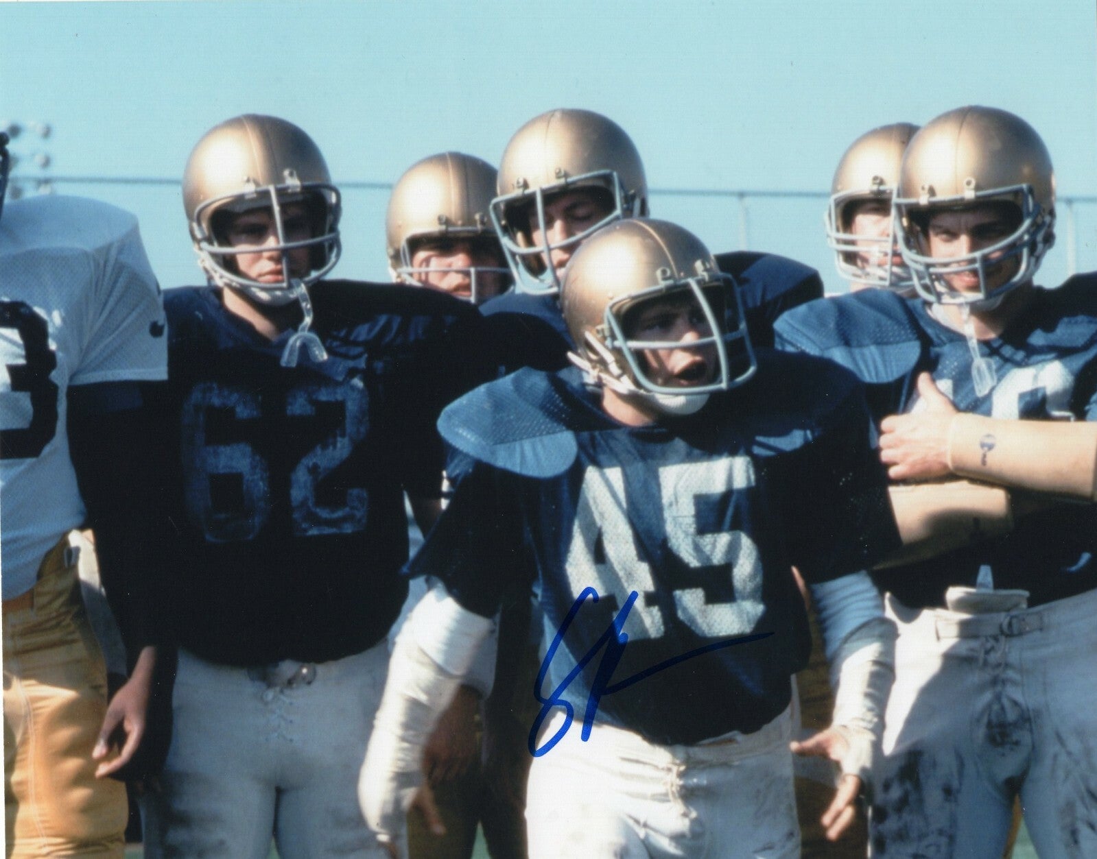 Sean Astin Daniel E.Ruettiger ( Rudy )  8x10 Photo w/COA #1
