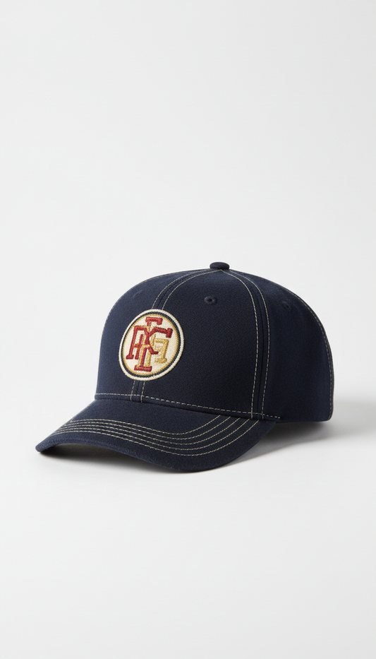 Vintage Stitched Baseball Cap with Team Patch