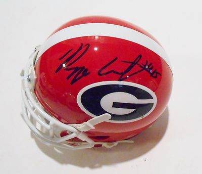 Reggie Carter Signed Georgia Bulldogs Mini Helmet w/COA