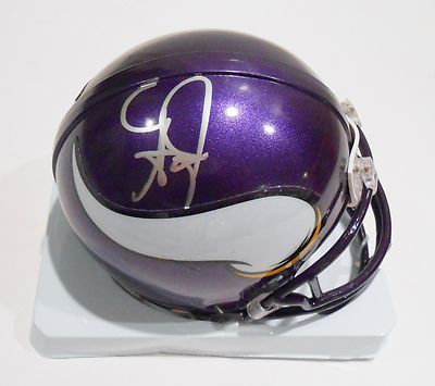 Greg Jennings Signed Mini Helmet w/COA Minnesota Vikings Football Packers