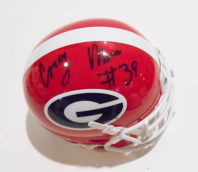 Corey Moore Signed Georgia Bulldogs Mini Helmet w/COA