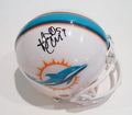 Dannell Ellerbe Signed Miami Dolphins Mini Helmet w/COA 2013 Fins