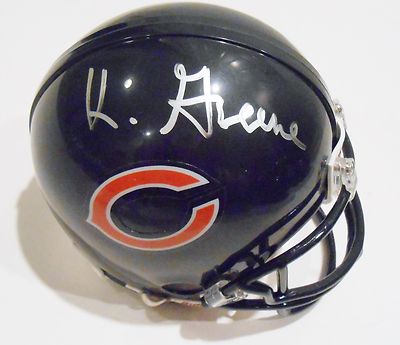 Khaseem Green Signed Chicago Bears Mini Replica Football Helmet w/COA