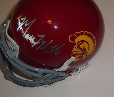 Marc Tyler Signed USC Trojans Mini Helmet w/COA Fight On! Proof