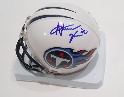 Alterraun Verner Signed Tennessee Titans Mini Helmet w/COA 2013 AFC
