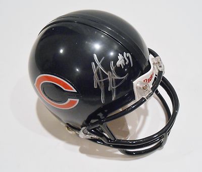 Jonathan Jon Bostic Signed Chicago Bears Mini Replica Football Helmet w/COA