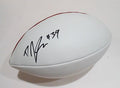 David Amerson Signed White Panel Football w/COA Washington Redskins