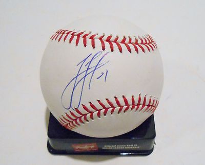Junior Lake Signed Official Major League Baseball w/COA Chicago Cubs