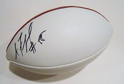 Shariff Floyd Signed White Panel Football w/COA Minnesota Vikings