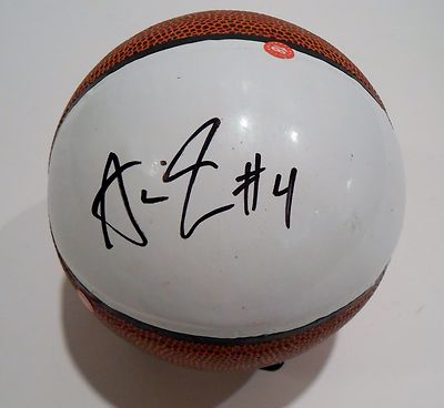 Adonis Thomas Signed Mini White Panel Basketball w/COA 2013 NBA Draft #1