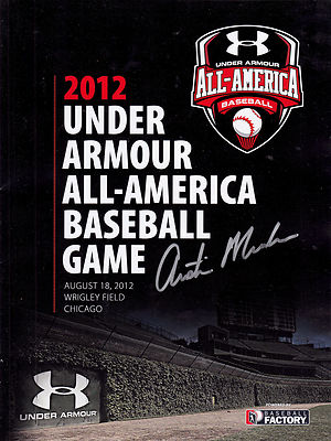 Austin Meadows Signed 2012 Under Armour Baseball All American Game Program