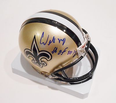 Willie Roaf Signed Mini Helmet w/COA New Orleans Saints Football