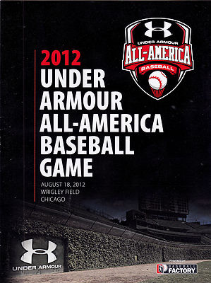 2012 Under Armour Baseball All American Game Program Chicago Wrigley Field