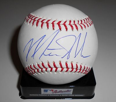 Matt Skole Signed Official Major League Game Baseball w/COA Nationals