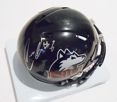 Jordan Lynch Signed Nothern Illinois Huskies Mini Helmet w/COA #2