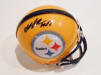 Shamarko Thomas Signed Pittsburgh Steelers Mini Helmet w/COA