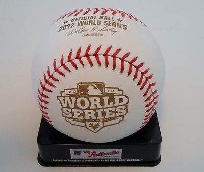Hensley Meulens Signed 2012 World Series Baseball w/COA S. F. Giants Tigers #1