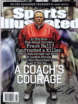 Frank Hall Signed Sports Illustrated w/COA S.I. Ohio Football Coach No Label