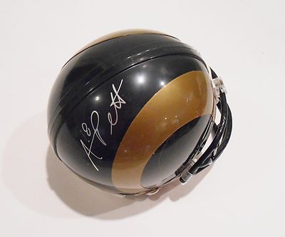 Austin Pettis Signed Mini Helmet w/COA St. Louis Rams Football