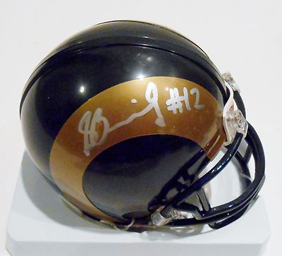 Stedman Bailey Signed St. Louis Rams Mini Replica Football Helmet w/COA