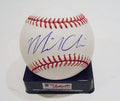 Michael Choice Signed Official Major League Game Baseball w/COA Oakland A's #1