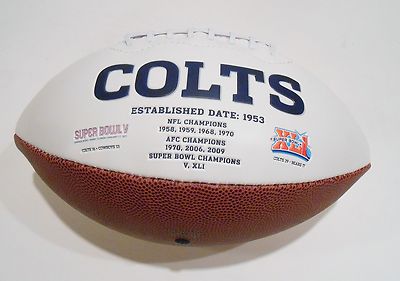 LaRon Landry Signed Logo Ball w/COA Indianapolis Colts Football