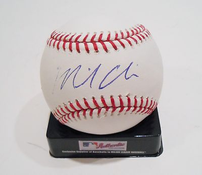 Michael Choice Signed Official Major League Game Baseball w/COA Oakland A's