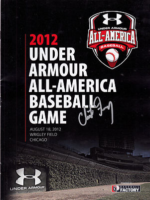 Clint Frazier Signed 2012 Under Armour Baseball All American Game Program #2